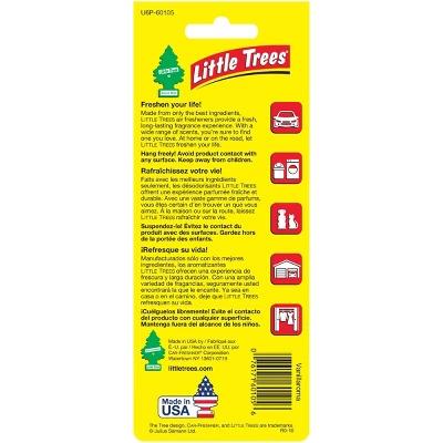 Little Trees Vanillaroma Air Freshener 6pk: Vanilla Car Freshener, Solid, Disposable, Non-Powered, Yellow, 6ct