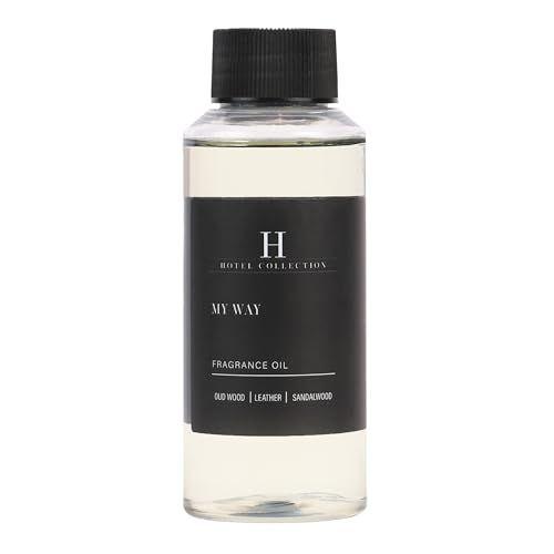 Hotel Collection 'My Way' Fragrance Oil - Luxury Aromatherapy Scent Inspired by 1 Hotel with Notes of Leather, Sandalwood, & Oud Wood - 120mL Diffuser Oil for Home & Office