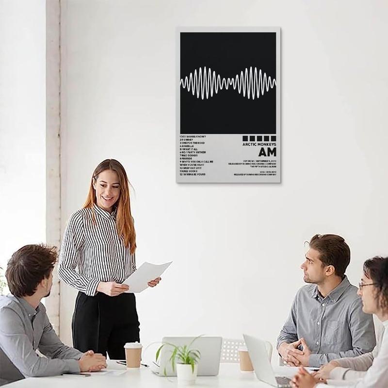 Arctic Monkeys-AM Poster, Hit Classic Music Album Cover Posters Aesthetic Canvas Wall Art for Bedroom Decor