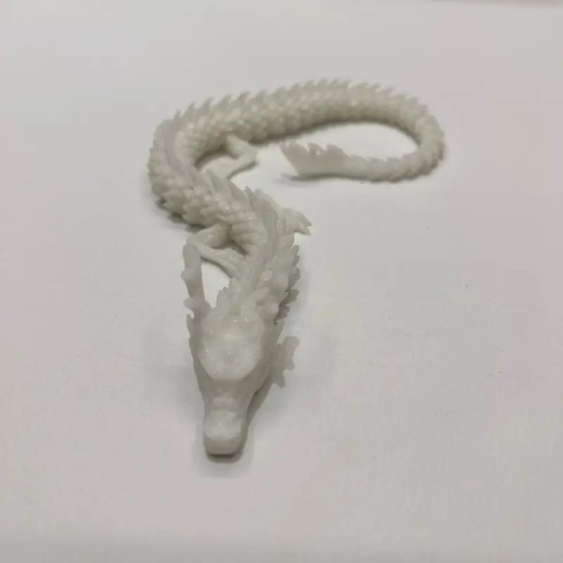 3D Printed Dragon Statue, 1 Count Luminous Creative Dragon Ornament, Home Decor for Living Room Bedroom, Perfect for Birthday Gift