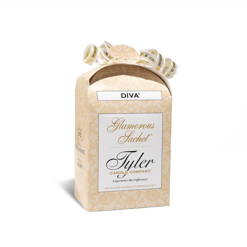 Tyler Glamorous Fraganced Dryer Sachets - Diva Scent Chocolate Fragrance