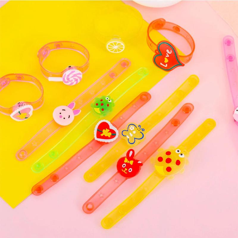 12 24 Pcs LED Luminous Fun Watch for Kids Birthday Party Baby Shower Gift Pinata Filler Halloween Carnival Christmas Gift Reward