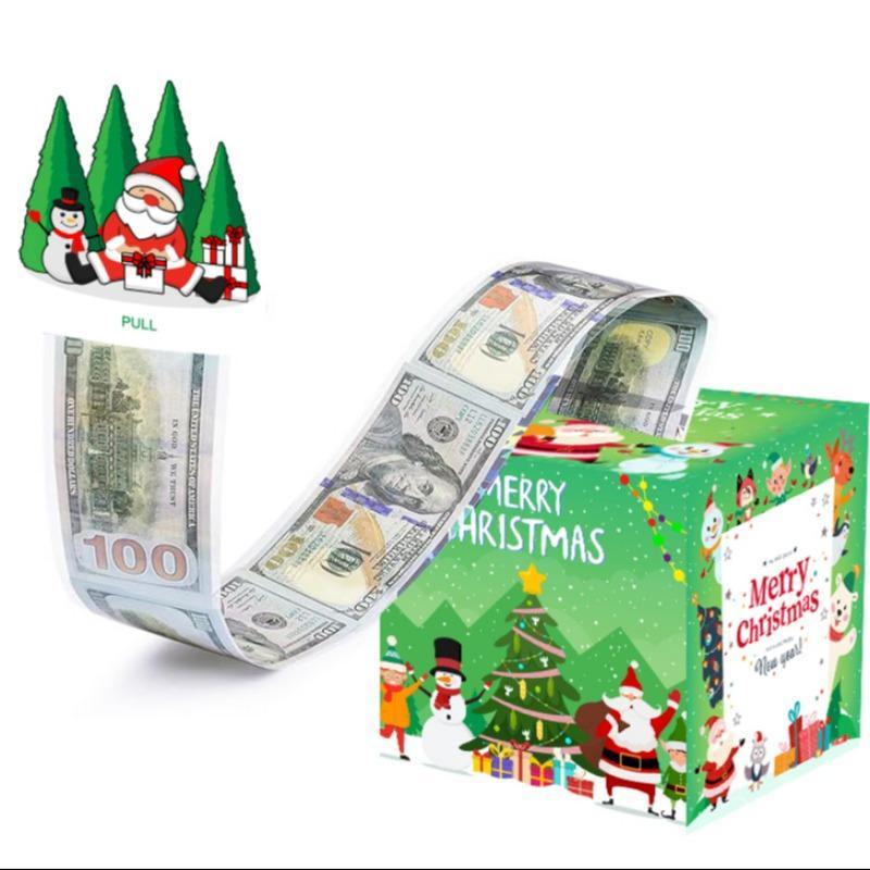 Christmas Themed Money Box, 1 Set Creative Christmas Decorations Surprise Box Gifts for Cash, Gift Supplies for Festive Party, Party Favors