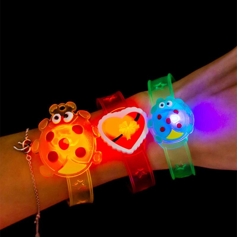 12 24 Pcs LED Luminous Fun Watch for Kids Birthday Party Baby Shower Gift Pinata Filler Halloween Carnival Christmas Gift Reward