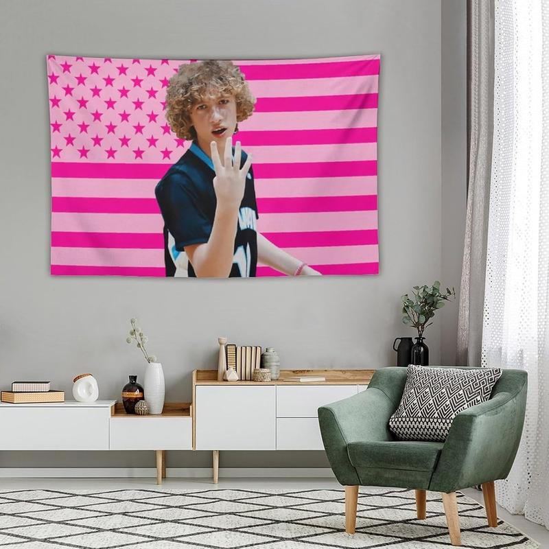 Nelson Celebrity and Decorations Stuff American Pink Flags Wall Funny Tapestry Hanging Neumann Merch for Dorm Bedroom Decorative Aesthetic Tapestries 40