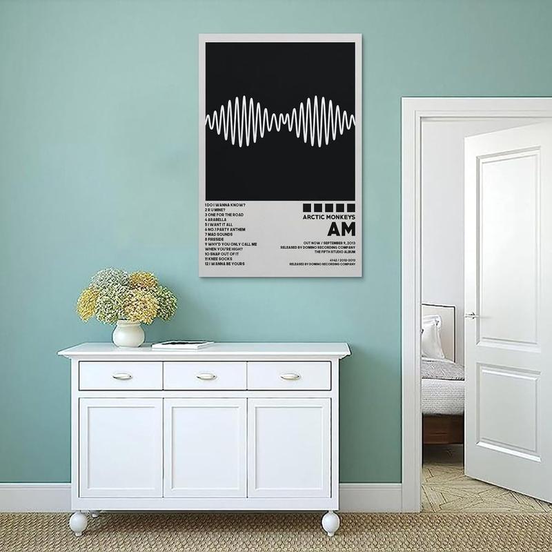 Arctic Monkeys-AM Poster, Hit Classic Music Album Cover Posters Aesthetic Canvas Wall Art for Bedroom Decor