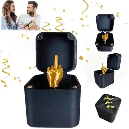 Finger in a Box, Surprise Gift Finger Box.Finger Surprise Gift Box,Spoof Hand Prank Pop up Gift with Box for Adults