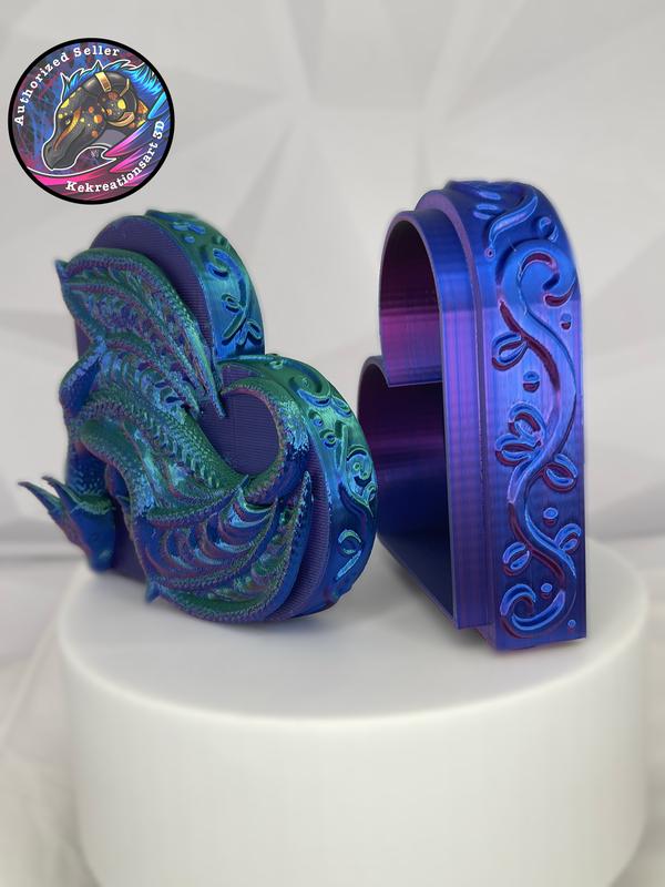 Heart Shaped Dragon Jewelry Box | Stash Box | Dragon Decor | Gift Box | Custom heart Shaped Box | Wedding Party Gifts | Gifts for Her