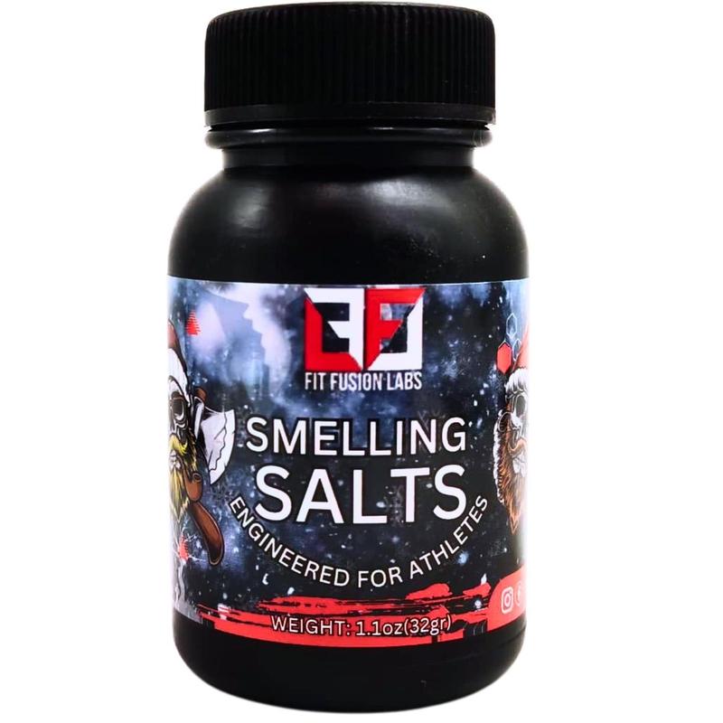 Grumpy Grandpa Smelling Salts | Christmas Edition | Strong Ammonia Inhalant for Athletes in Powerlifting, Weightlifting, Hockey | Not Activated for Longer Lasting