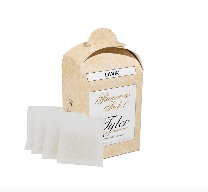 Tyler Glamorous Fraganced Dryer Sachets - Diva Scent Chocolate Fragrance