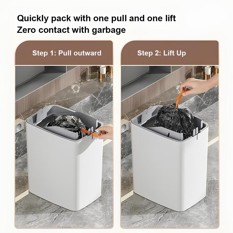 Automatic Sensing Trash Can,USB Rechargeable Trash Can with Lid,Kitchen Waste Disposer for Household,Office,Bedroom,Living Room,Waterproof Cleaning