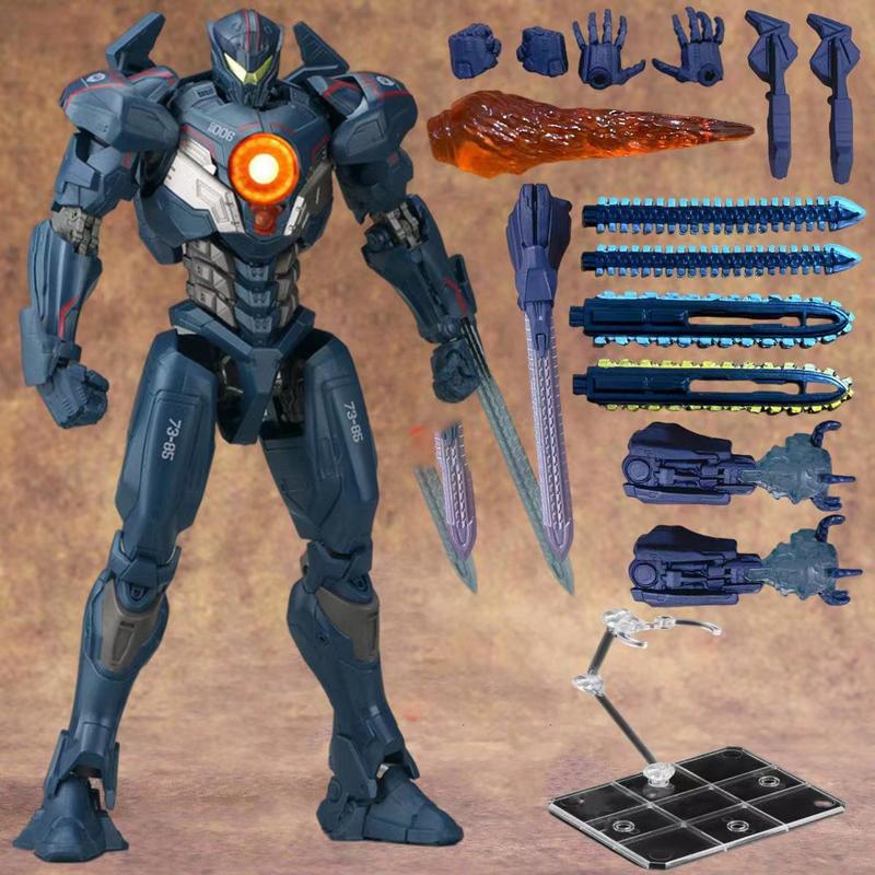 Pacific Rim 2 Avenger Rangers Mecha Figure NECA Monster Movable Model PVC Toy Color Box