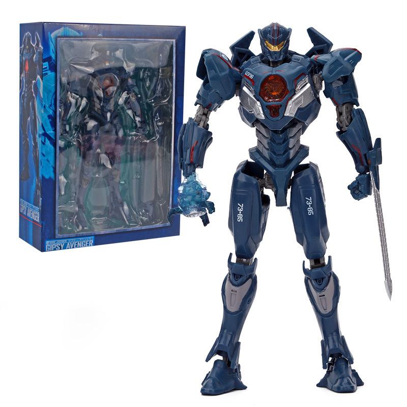 Pacific Rim 2 Avenger Rangers Mecha Figure NECA Monster Movable Model PVC Toy Color Box