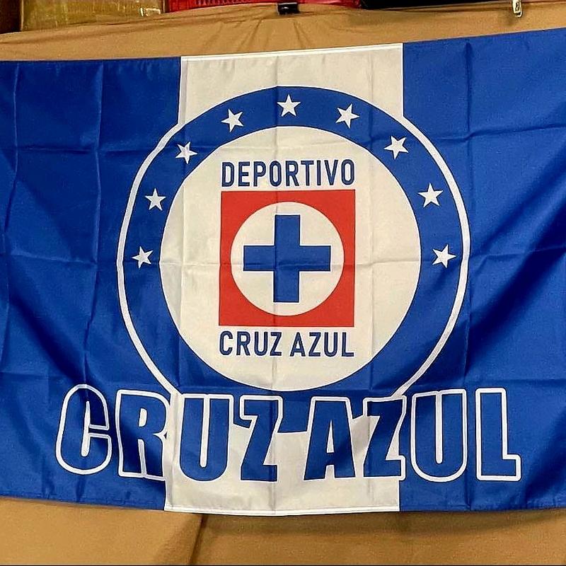 Cruz Azul Soccer Flag - 3x5 ft Banner for Indoor and Outdoor Decoration