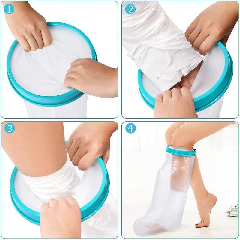 67cm Cast Protector Waterproof Cast Protector For Adult Half Leg, Waterproof Cast Protector, Waterproof Shower Protector For Keeping Cast And Bandage