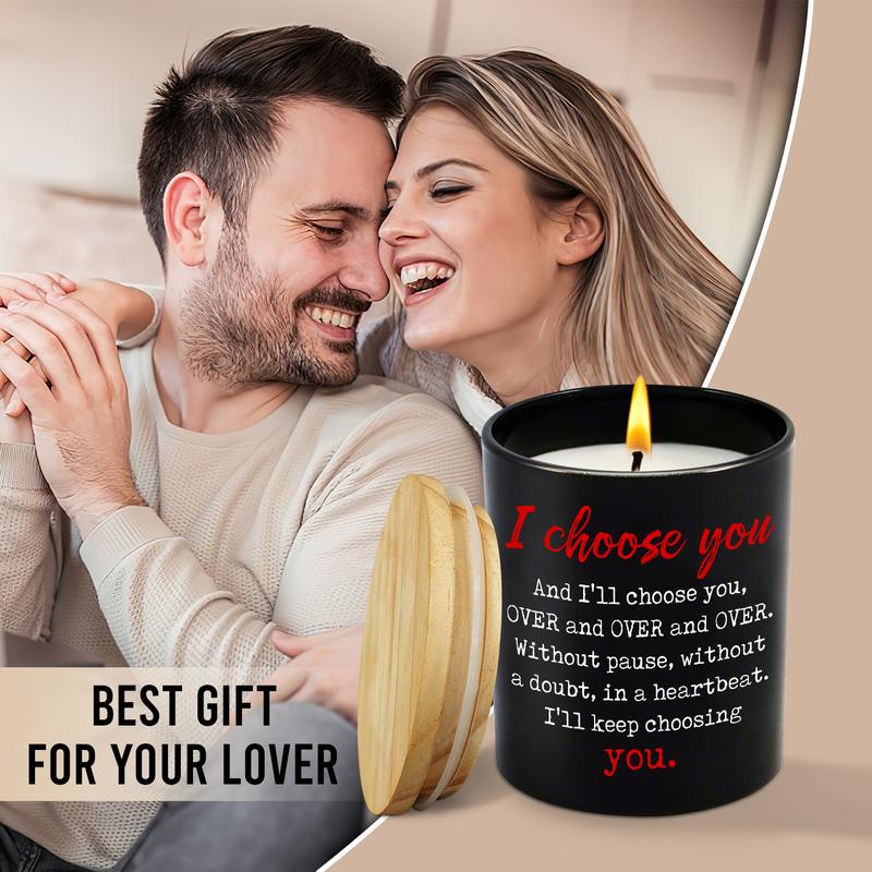 Couple, Christmas, Birthday Gifts for Her, Him, Anniversary, Romantic Gifts for Husband and Wife, Lavender Scented Candle 10oz Aroma Decoration