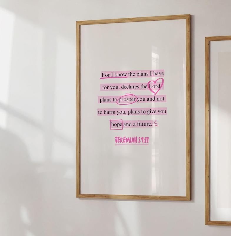 Wall Art Pink Christian Wall Art Trendy Pink Bible Verse Printable Bible Verse Wall Art Pink Quote Christian