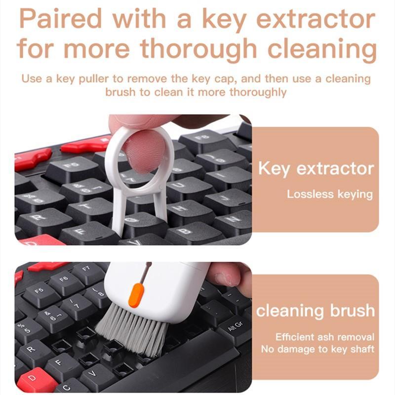 Multifunctional 10 In 1 Phone Computer Keyboard Cleaning Kit, Portable Electronics Cleaning Brush Set, Suitable for Cleaning AirPods iPhone iPad Earphone Port