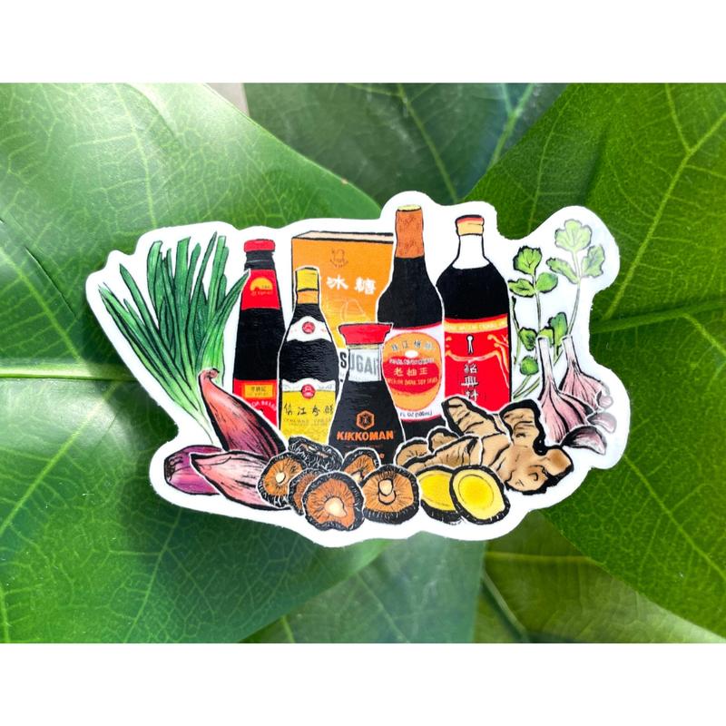 Asian Sauces Sticker