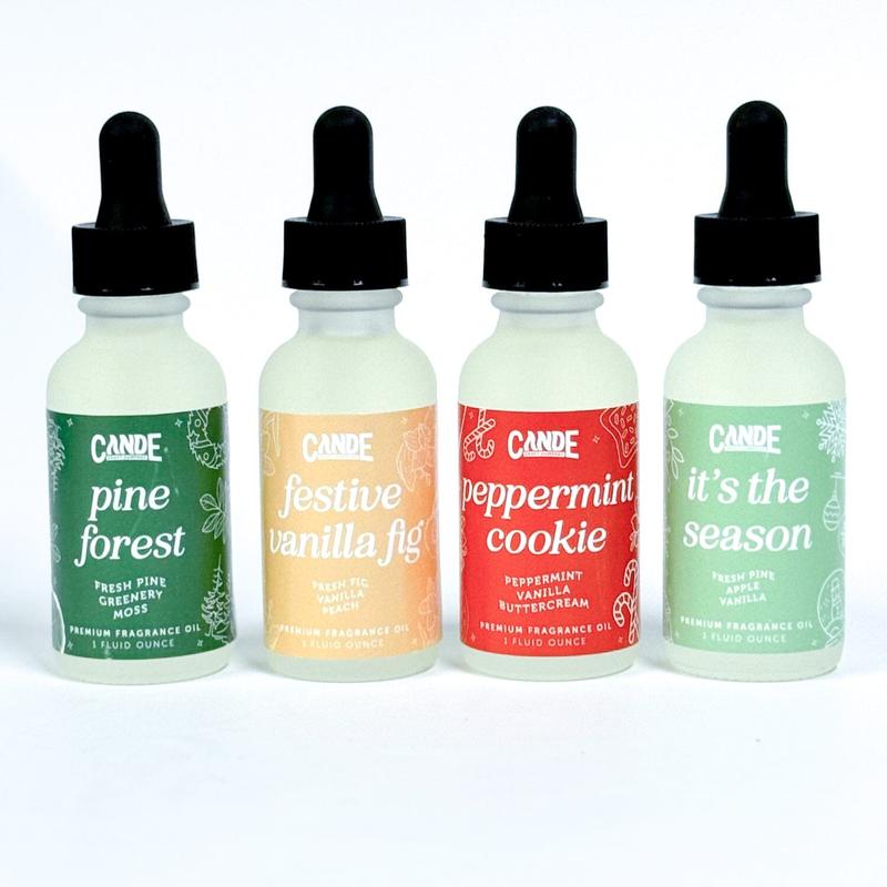 4 Pack Bundle of 1 oz Scented Fragrance Oil for Diffuser