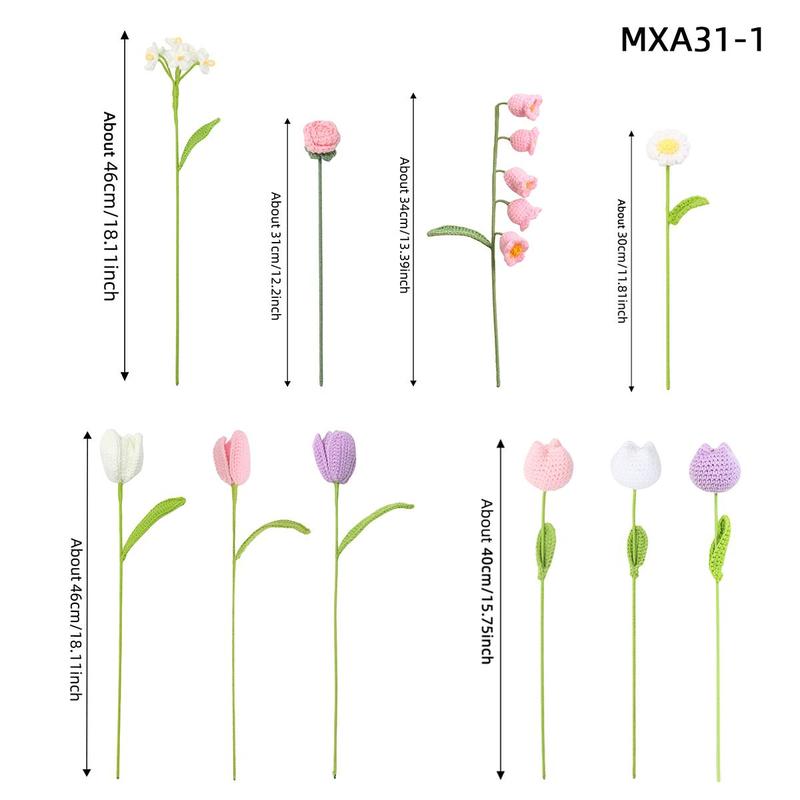 Mixed Color Artificial Tulip Flower, 10pcs set Faux Flower without Vase, Decorative Flower for Home Party Wedding Anniversary Festival