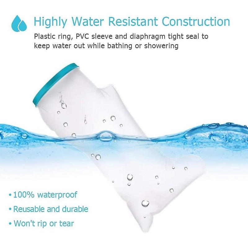 67cm Cast Protector Waterproof Cast Protector For Adult Half Leg, Waterproof Cast Protector, Waterproof Shower Protector For Keeping Cast And Bandage