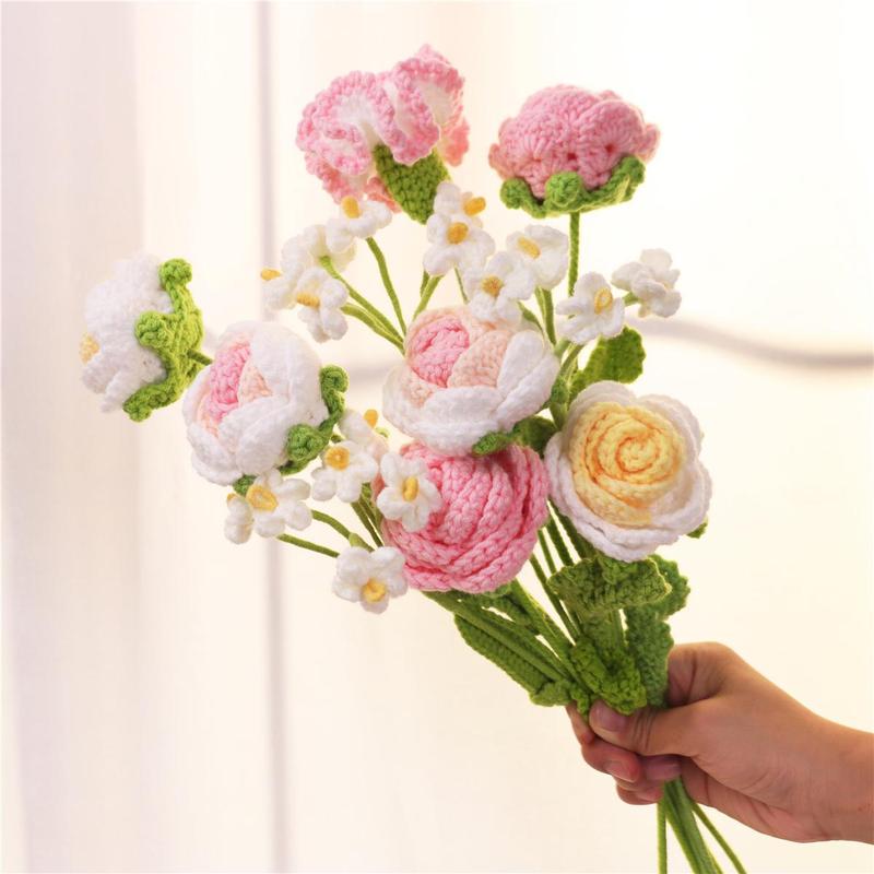 Mixed Color Artificial Tulip Flower, 10pcs set Faux Flower without Vase, Decorative Flower for Home Party Wedding Anniversary Festival