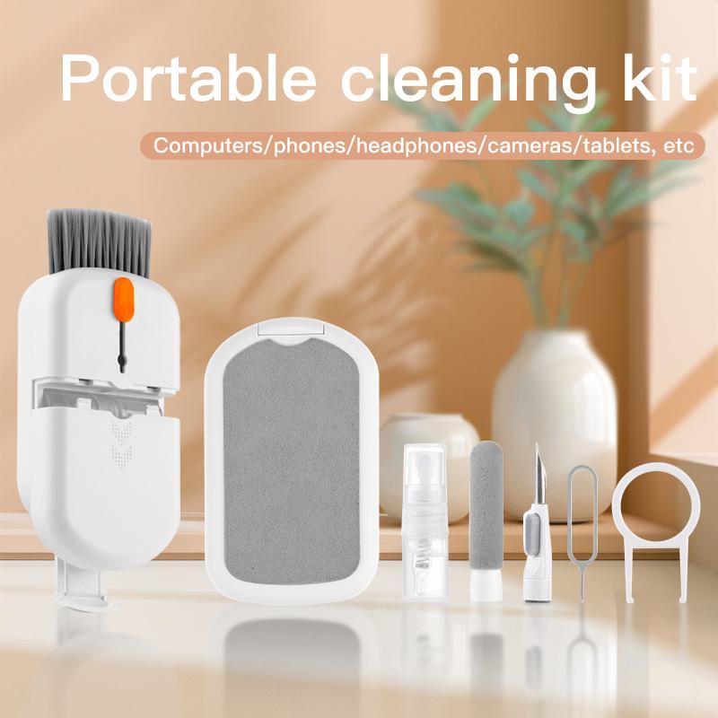 Multifunctional 10 In 1 Phone Computer Keyboard Cleaning Kit, Portable Electronics Cleaning Brush Set, Suitable for Cleaning AirPods iPhone iPad Earphone Port