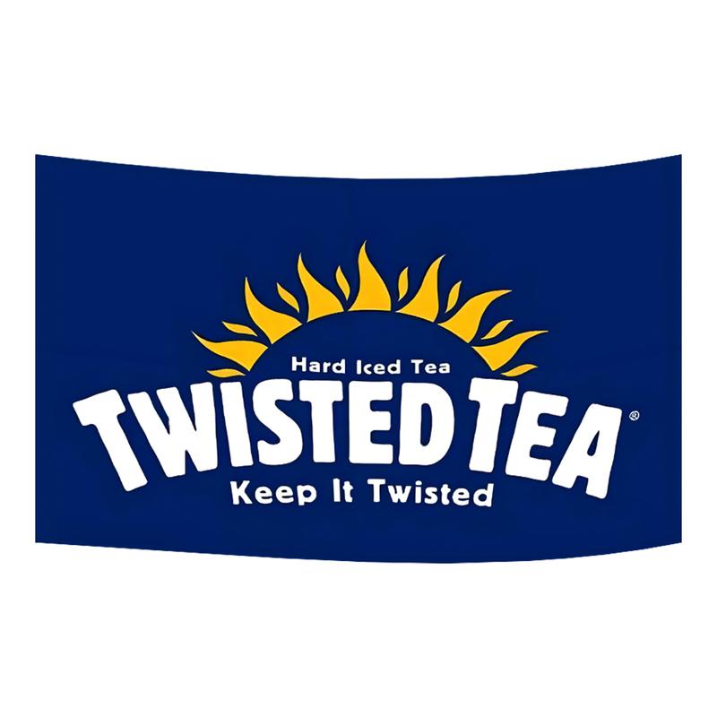 Twisted Tea Flag 3*5FT Funny Wall Tapestry Polyester Durable Banner Suitable for College Dormitory Indoor Party