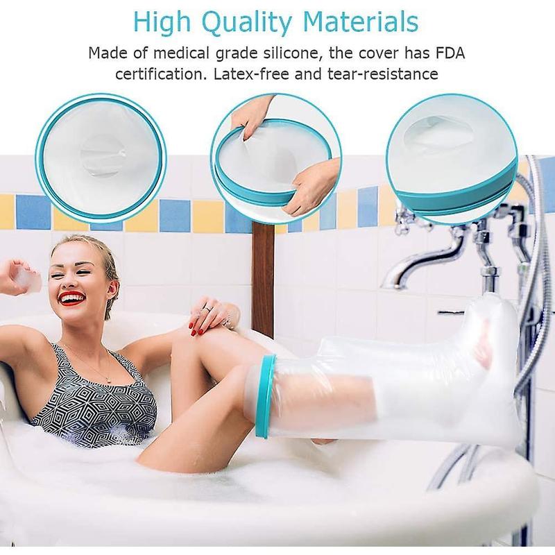 67cm Cast Protector Waterproof Cast Protector For Adult Half Leg, Waterproof Cast Protector, Waterproof Shower Protector For Keeping Cast And Bandage