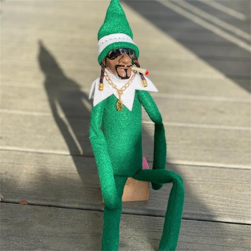 Creative Stogy On A Stoop Ornaments Elf Doll - Festive Home Decoration