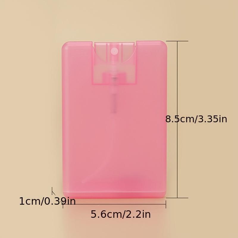 3pcs set Plastic Card Bottle, Portable Cosmetic Separate Bottle, Perfume Dispenser, Mist Spray Bottle For Hand Sanitizer, Mouth Spray