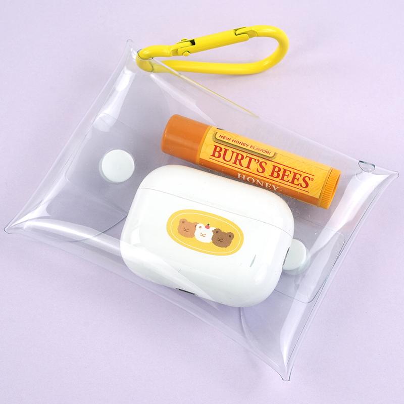 Clear Mini Gacha Figure Carrying Storage Pouch Random Toy Figure Collecting Pouch 2PCS SET- Kpop style, korea Brand