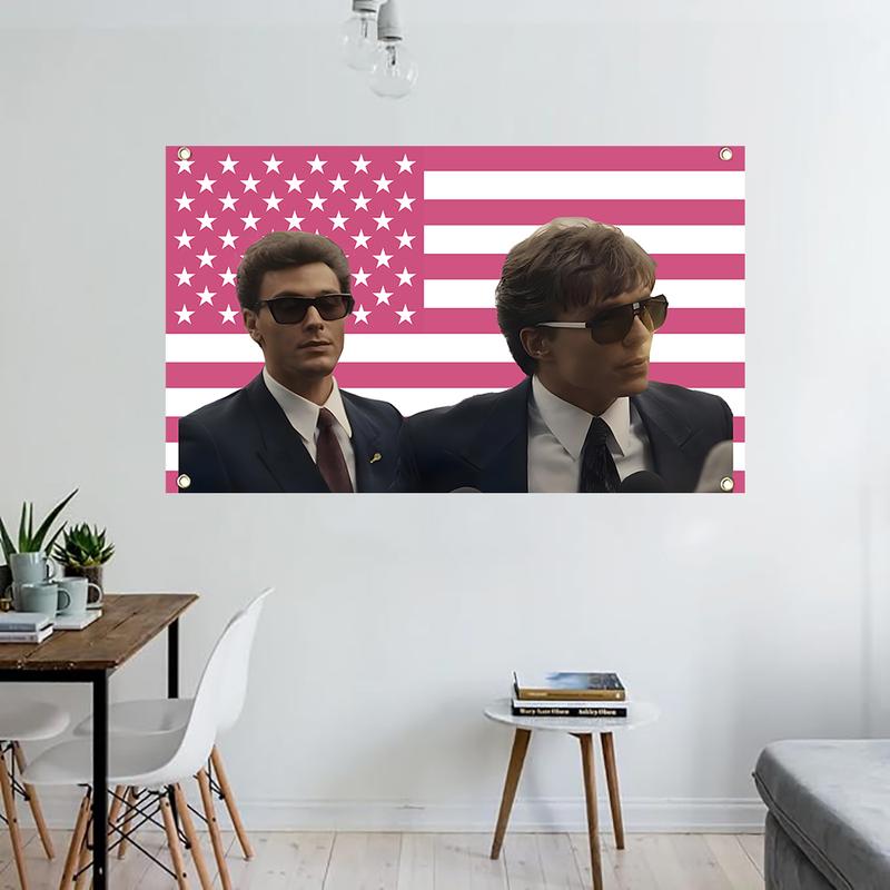 Nicolas Chavez Pink American Interior Tapestry Gift For Women For Men Nicolas Alexander Chavez Decorative Poster Flag Tapestry Gift Monster 2024 Gift Free Menendez Brothers Decorative Gift 3x5ft