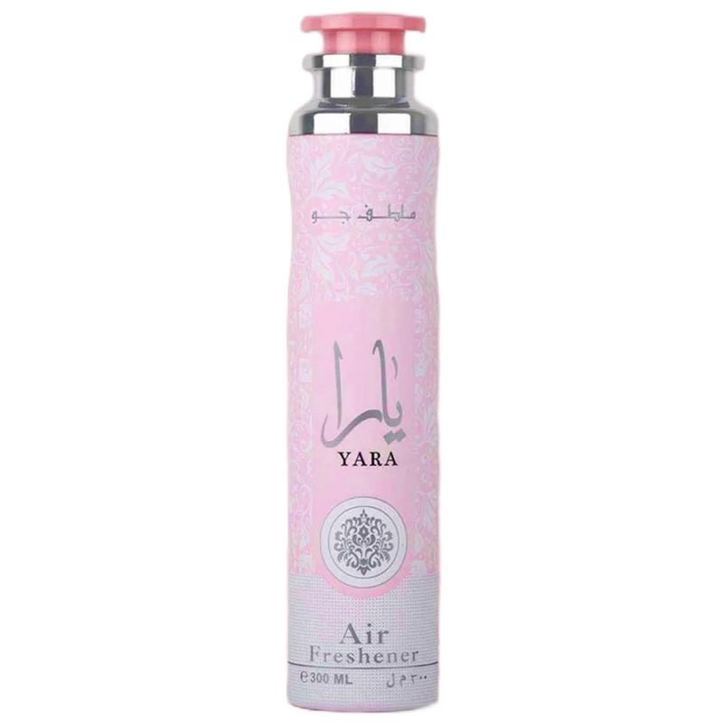 Lattafa Perfumes Yara Air Freshener, 300ml (10.1 Oz) - Amazing Scented Home Air Freshener - Floral Sweet Vanilla scent Home Fragrance Woody Aroma