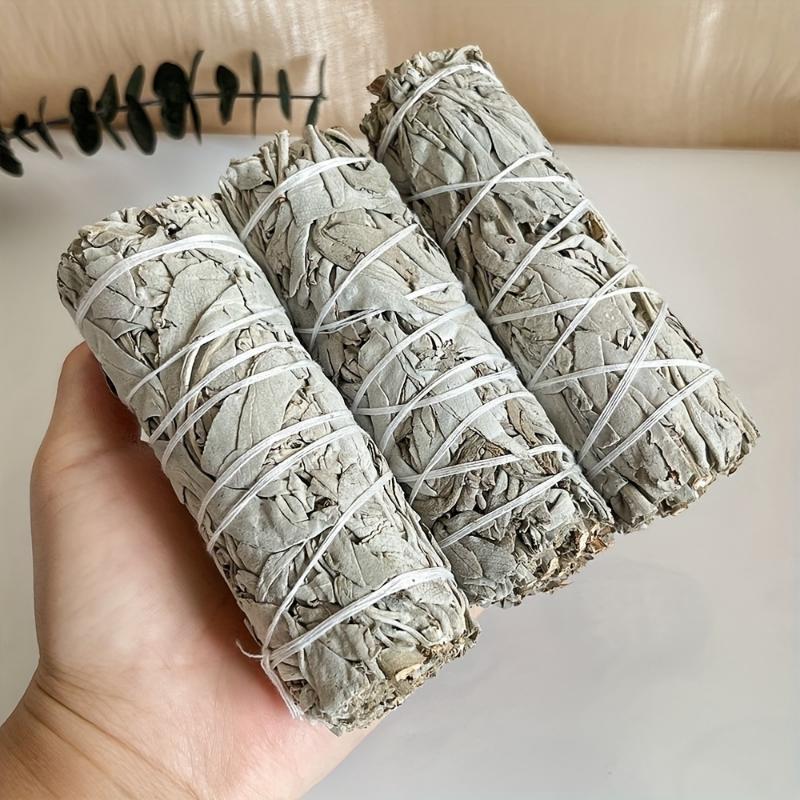 Aromatherapy Sticks Set - Hand-Tied, Natural Cleansing Bundle for Meditation, Peaceful Ambiance, Mindfulness, and Spiritual Practice with White Sage, Lavender, and Peruvian Sacred Wood