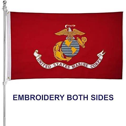 United States Marine Corp (USMC) Flag (3' x 5') - Officially Licensed