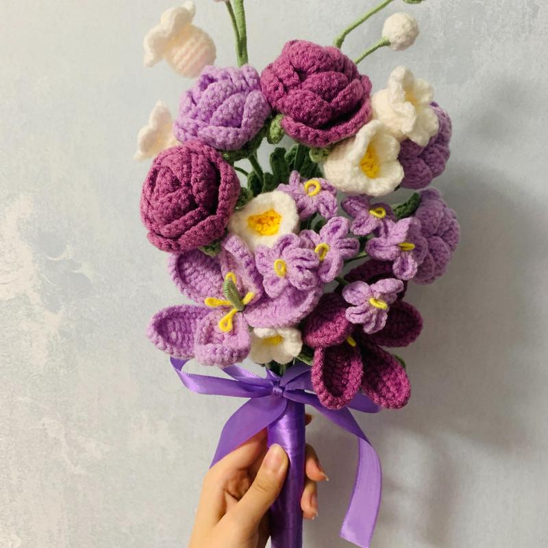 Artificial Flower Bouquet for Valentine's Day Gifts, 1 Count Realistic Faux Textile Flower, Decorative Plants for Home Wedding Porch, Mean Girls Decorations, Spring Refresh Decor