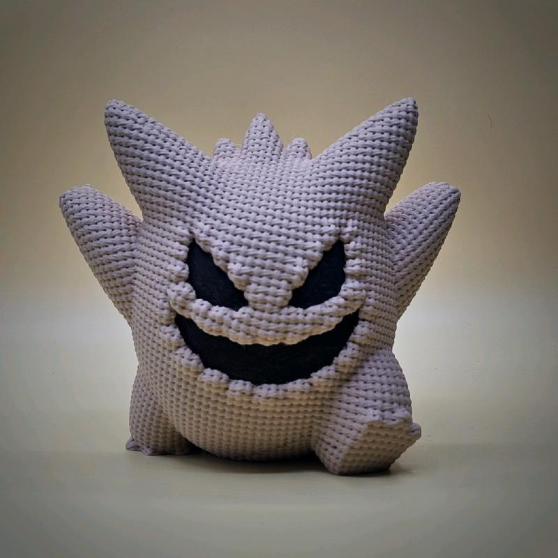 Halloween Gengar Burlap Sack 3d Printed Statue Figurine