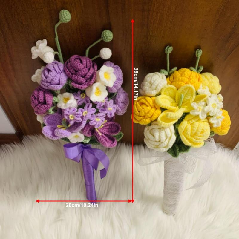 Artificial Flower Bouquet for Valentine's Day Gifts, 1 Count Realistic Faux Textile Flower, Decorative Plants for Home Wedding Porch, Mean Girls Decorations, Spring Refresh Decor