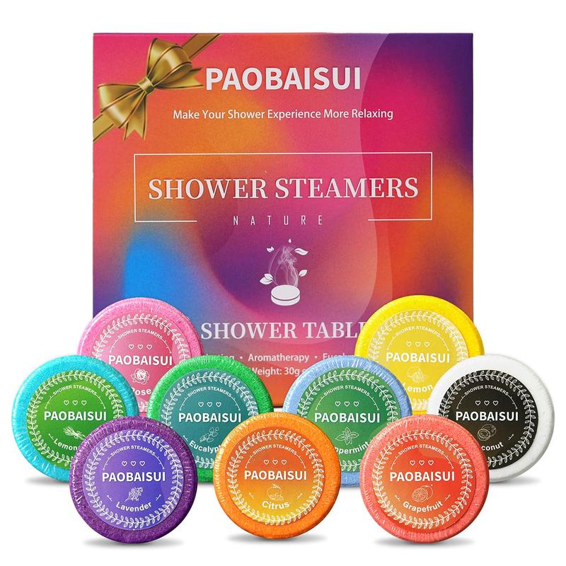 9-Pack Shower Steamers Aromatherapy – Shower Tablets with Essential Oils, Stress Relief & Spa Gifts for Women, Perfect Birthday Gifts for Her