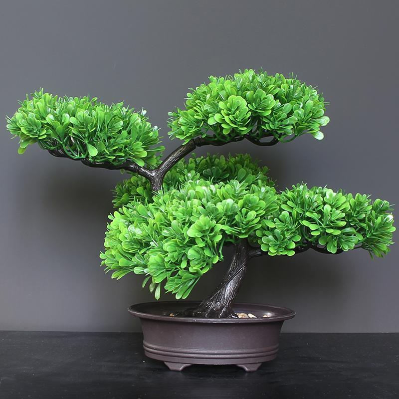 Artificial Bonsai Tree, Faux Potted Plant, Decorative Indoor Plant for Home Living Room Bedroom Dining Room, Home Decor, Room Decor