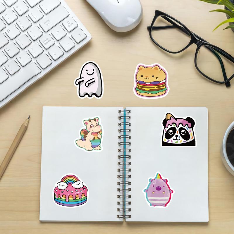 Moriah Elizabeth Characters Series Sticker, 50pcs set Cute Cartoon Pattern Waterproof Sticker, Decor Sticker for Gift Water Bottle Laptop Phone