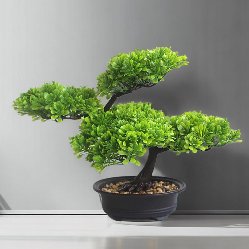 Artificial Bonsai Tree, Faux Potted Plant, Decorative Indoor Plant for Home Living Room Bedroom Dining Room, Home Decor, Room Decor