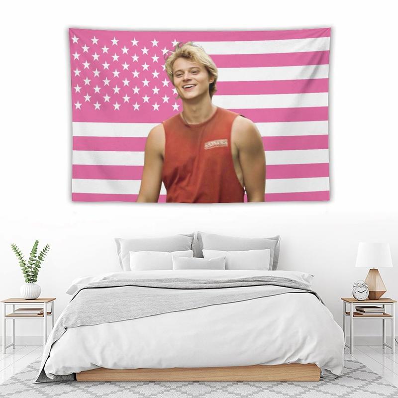 JJ Tapestry Star Maybank Tapestry Flag Poster Dormitory Living Room Bedroom Interesting National Flag Indoor And Outdoor Decoration Wall Aesthetic Art Home Decoration Supplies Merch