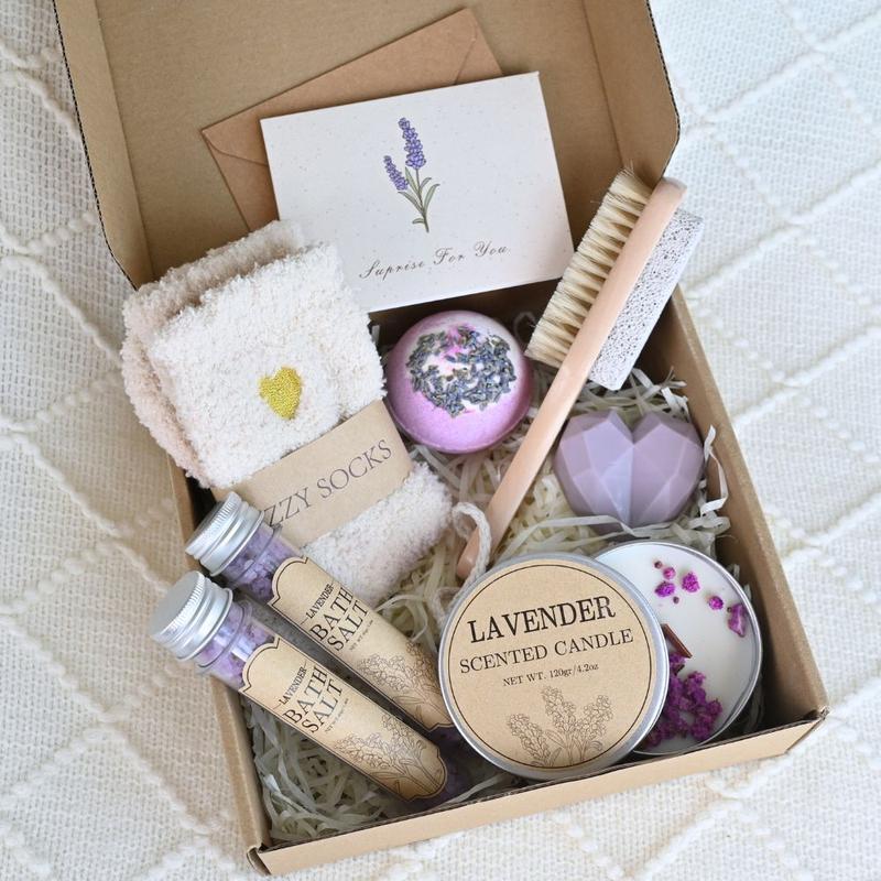 Gift set, Lavender gift set, Personalized Gifts For Her, Gift Box For Women, Best Friend Birthday Gifts, Self Care Box, Thinking Of You Care Package, Thank You Gift Box holiday gift, Hygge gift box, gift box idea