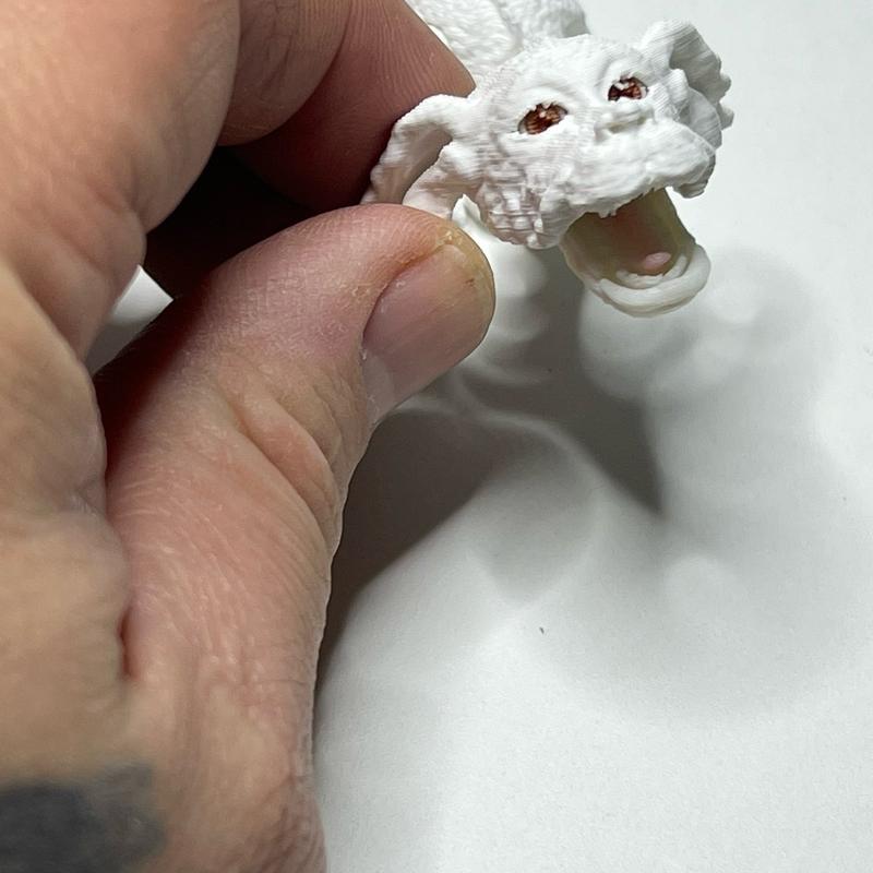 3-D printed mini  Falkor lucky dragon new design Decoration Gift Ornaments