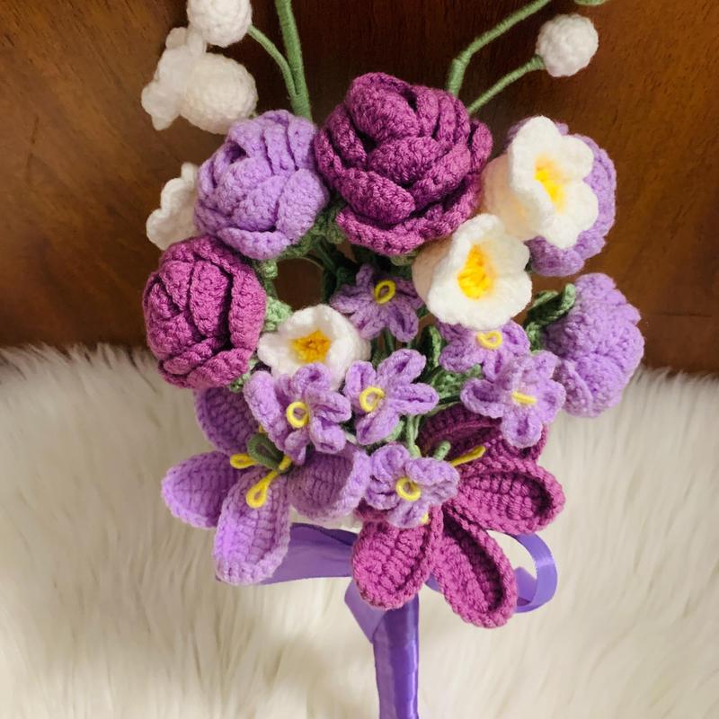 Artificial Flower Bouquet for Valentine's Day Gifts, 1 Count Realistic Faux Textile Flower, Decorative Plants for Home Wedding Porch, Mean Girls Decorations, Spring Refresh Decor