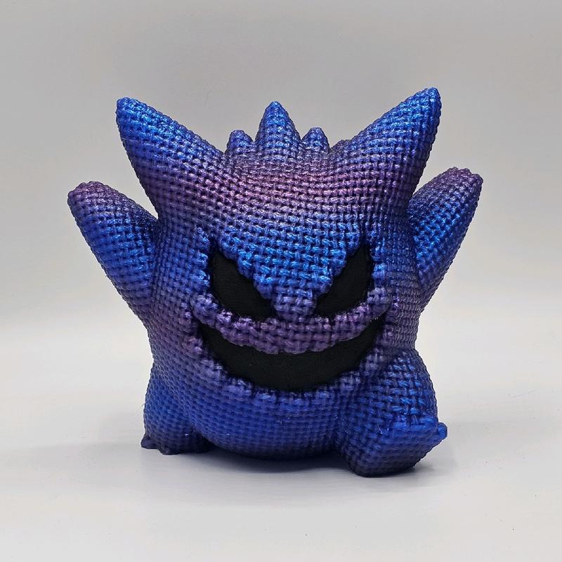 Halloween Gengar Burlap Sack 3d Printed Statue Figurine