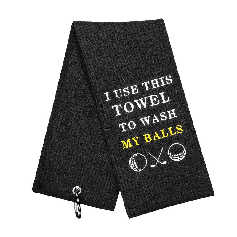 Golf Towel, Funny Slogan Golf Towel, Golf Accessories for Outdoor, Golf Accessories 2024, Christmas Gift